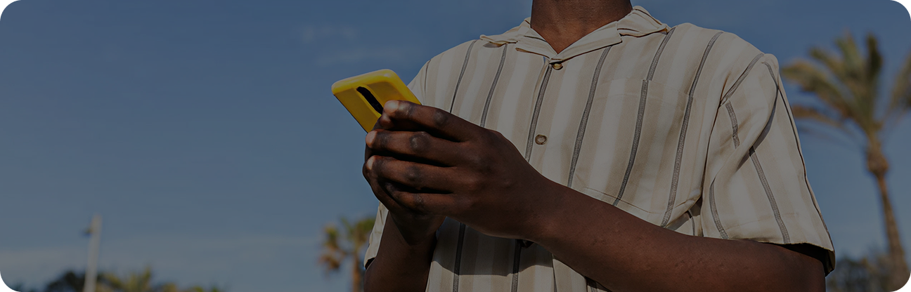 Man with phone
